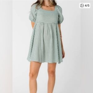 Brass & Roe Veronica Gingham Dress